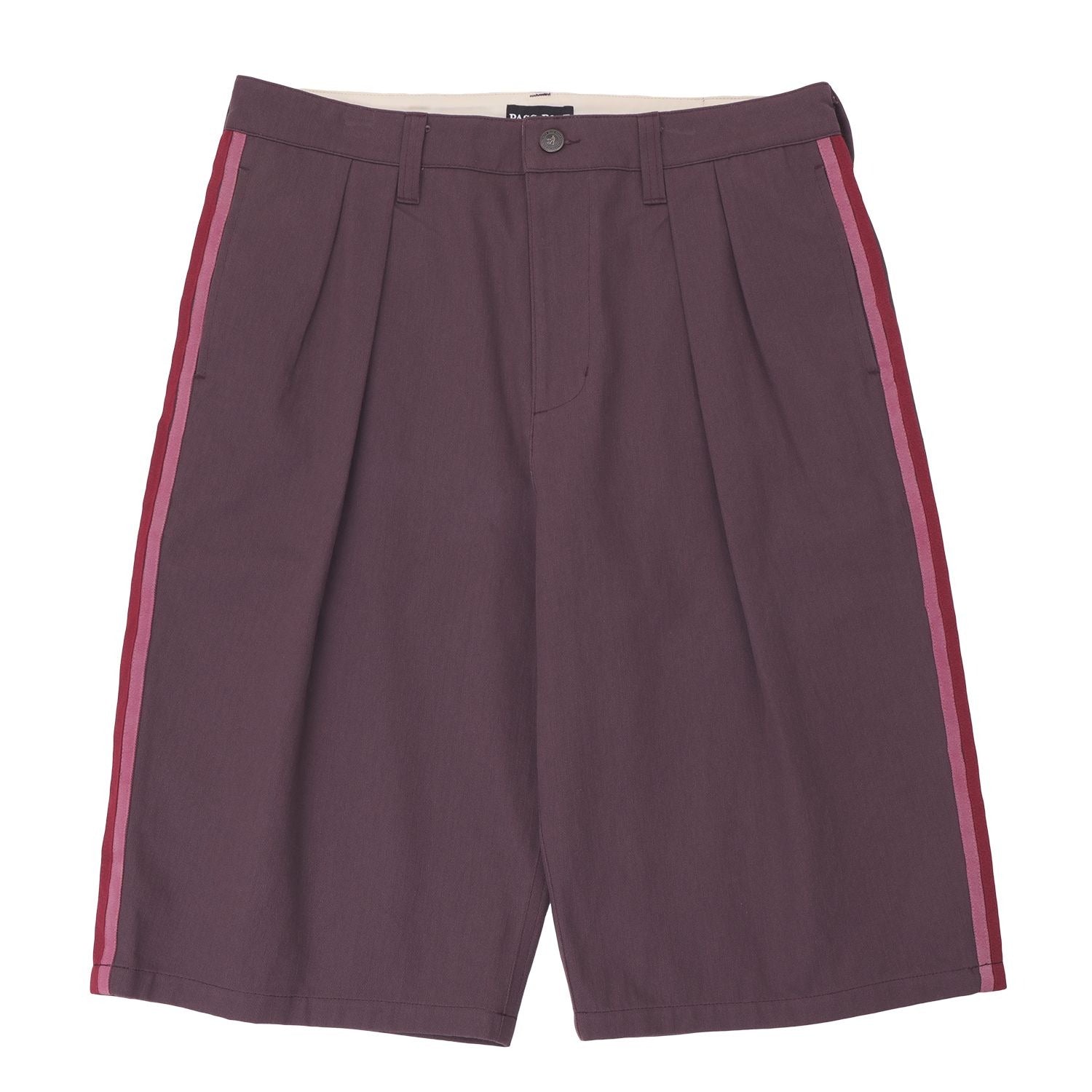 Leagues Club Stripe Short - Plum