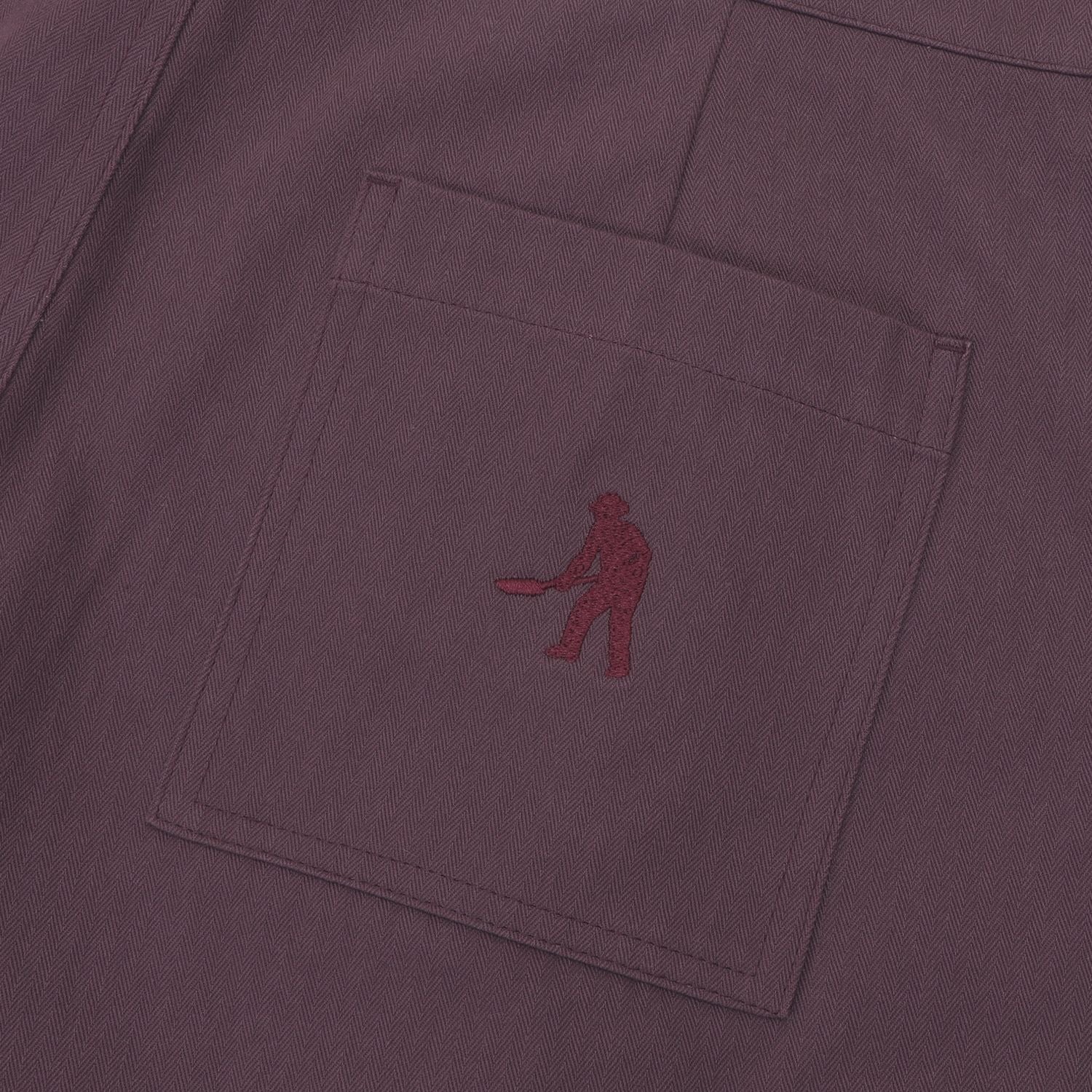 Leagues Club Stripe Short - Plum