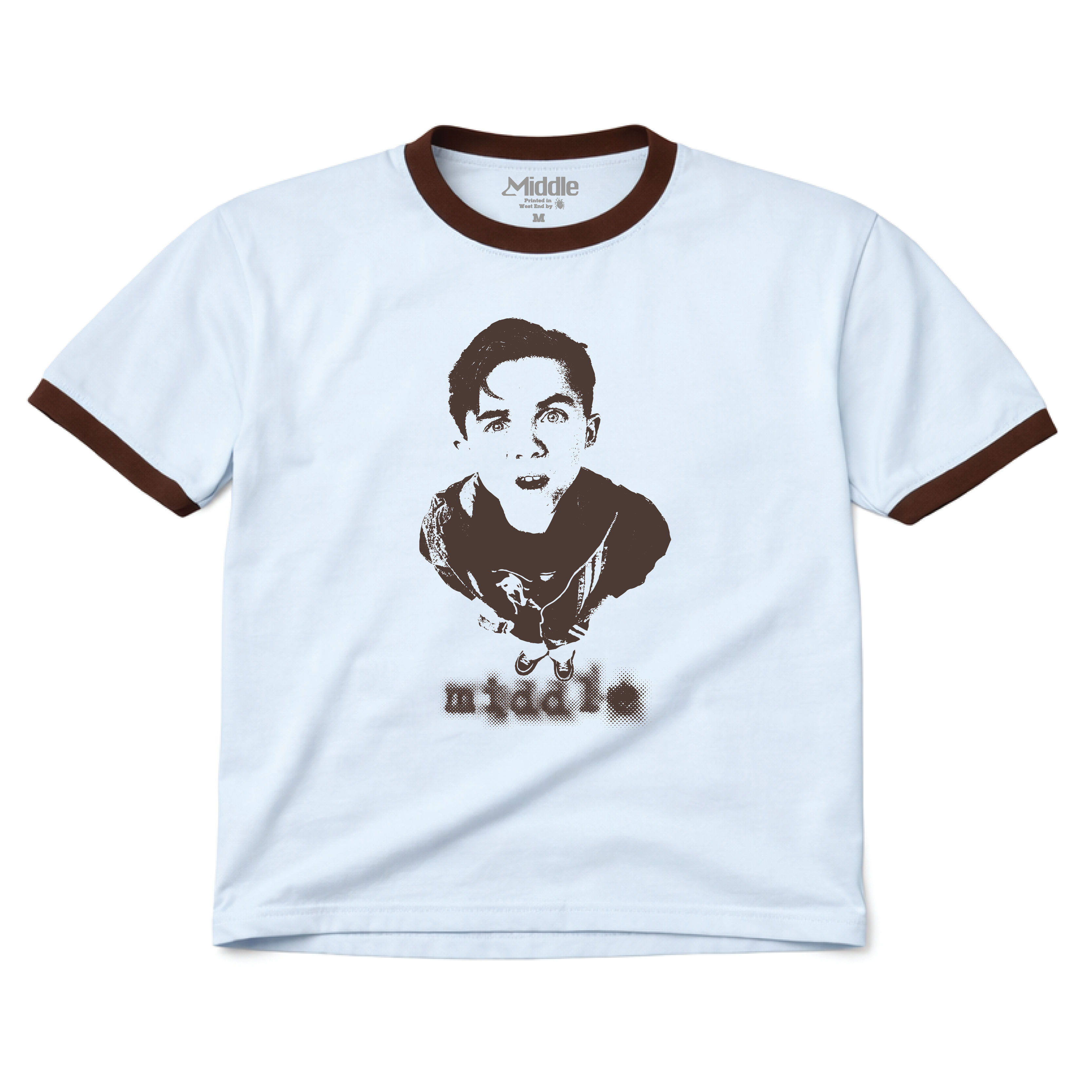 Malcom Ringer Tee - Baby Blue