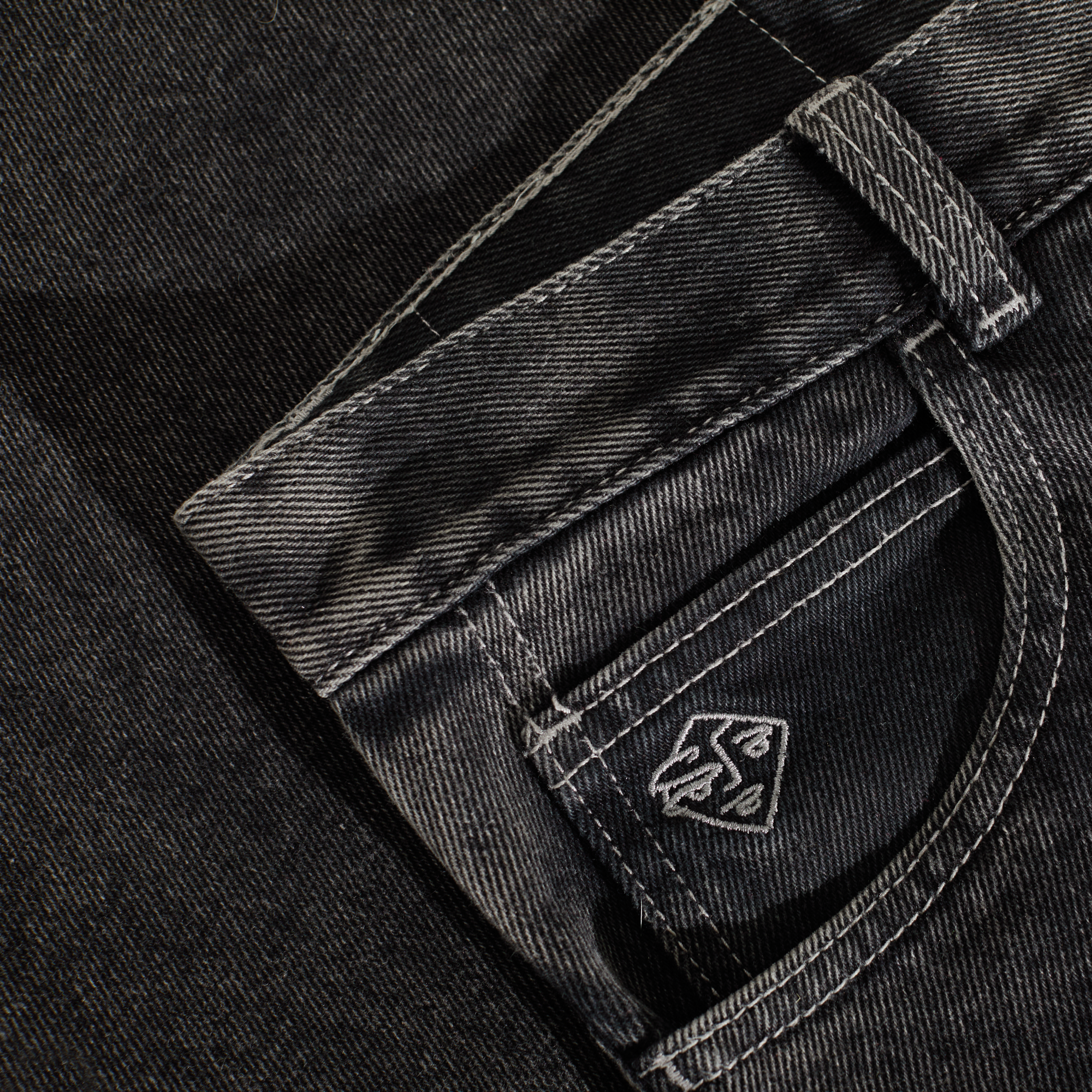 93 Pants - Silver Black