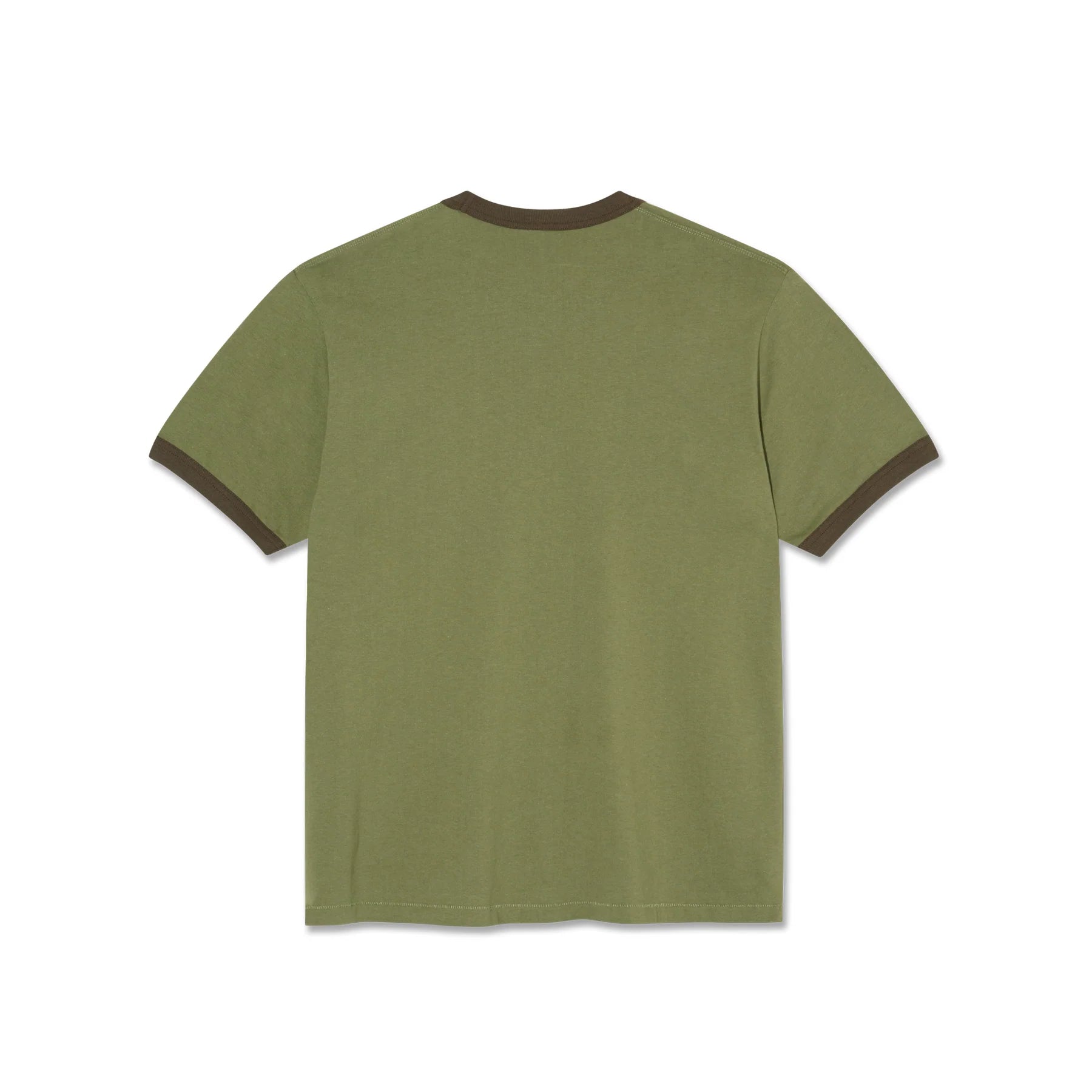 Ringer Tee - Army Green / Brown