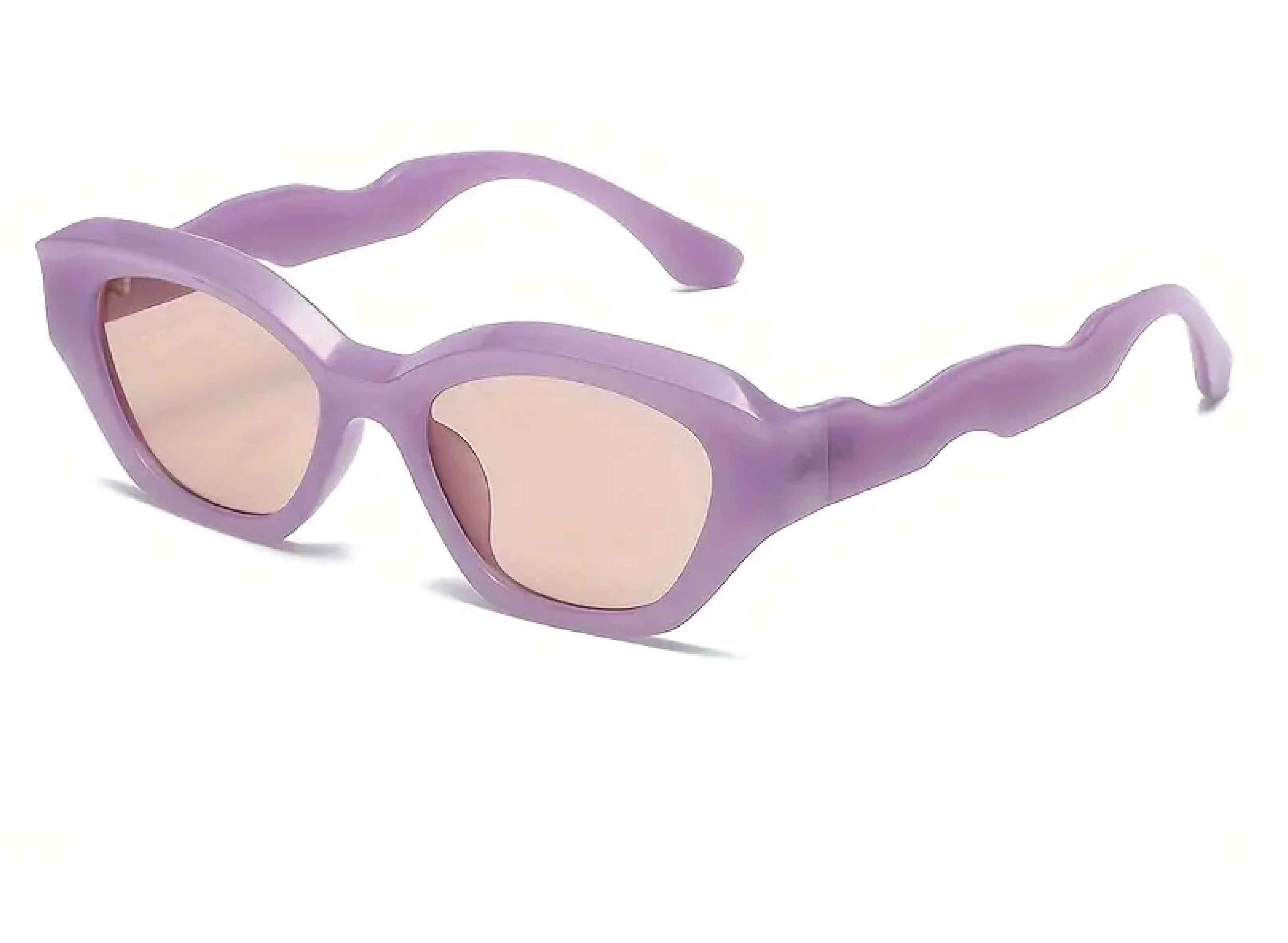 Curvy Sunglasses - Lavender