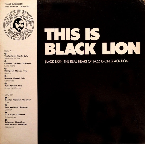 This Is Black Lion : The Real Heart Of Jazz Is On Black Lion