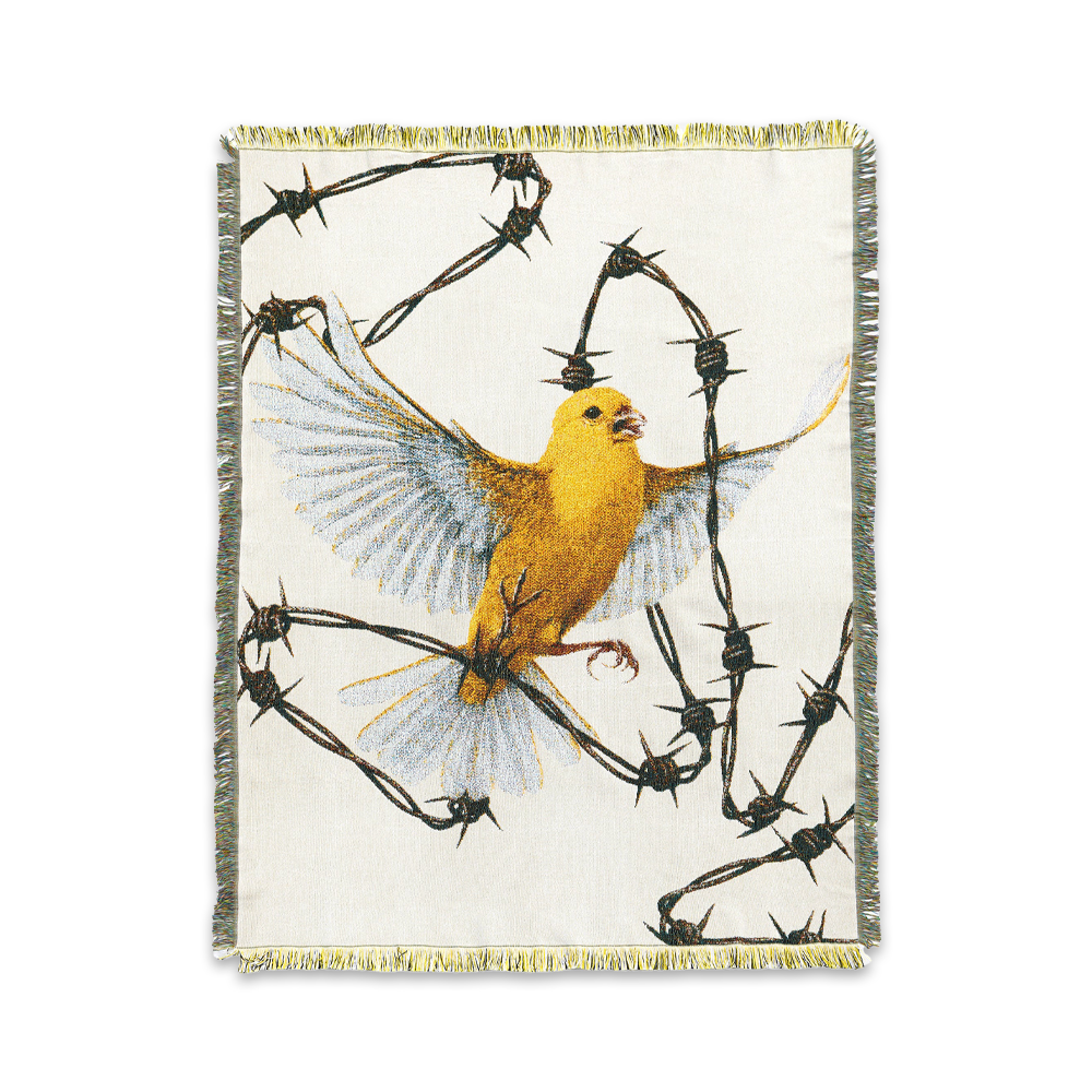 Vintage - Bird On A Wire Blanket