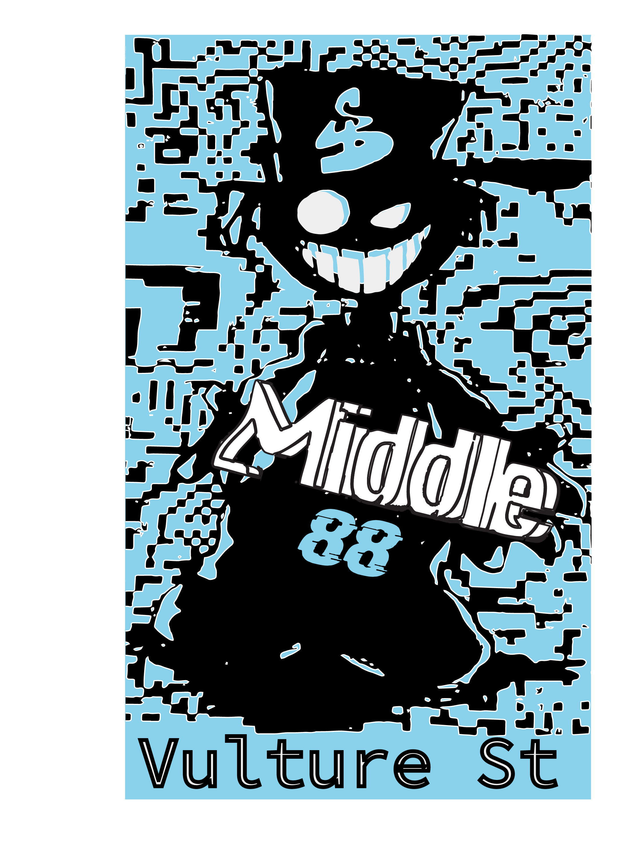 Baddie 88 Vinyl - 10cm x 5cm