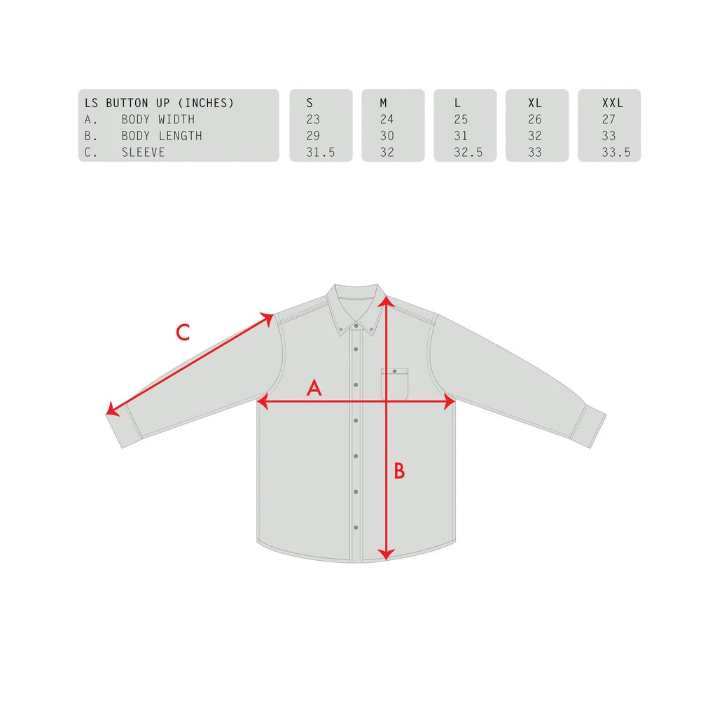 Long Sleeve Button Down [Black Stripe]