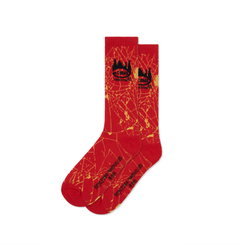 Toil Socks - Red