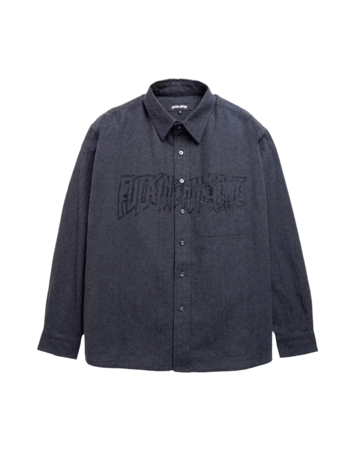 Stamp Logo Chambray Grey