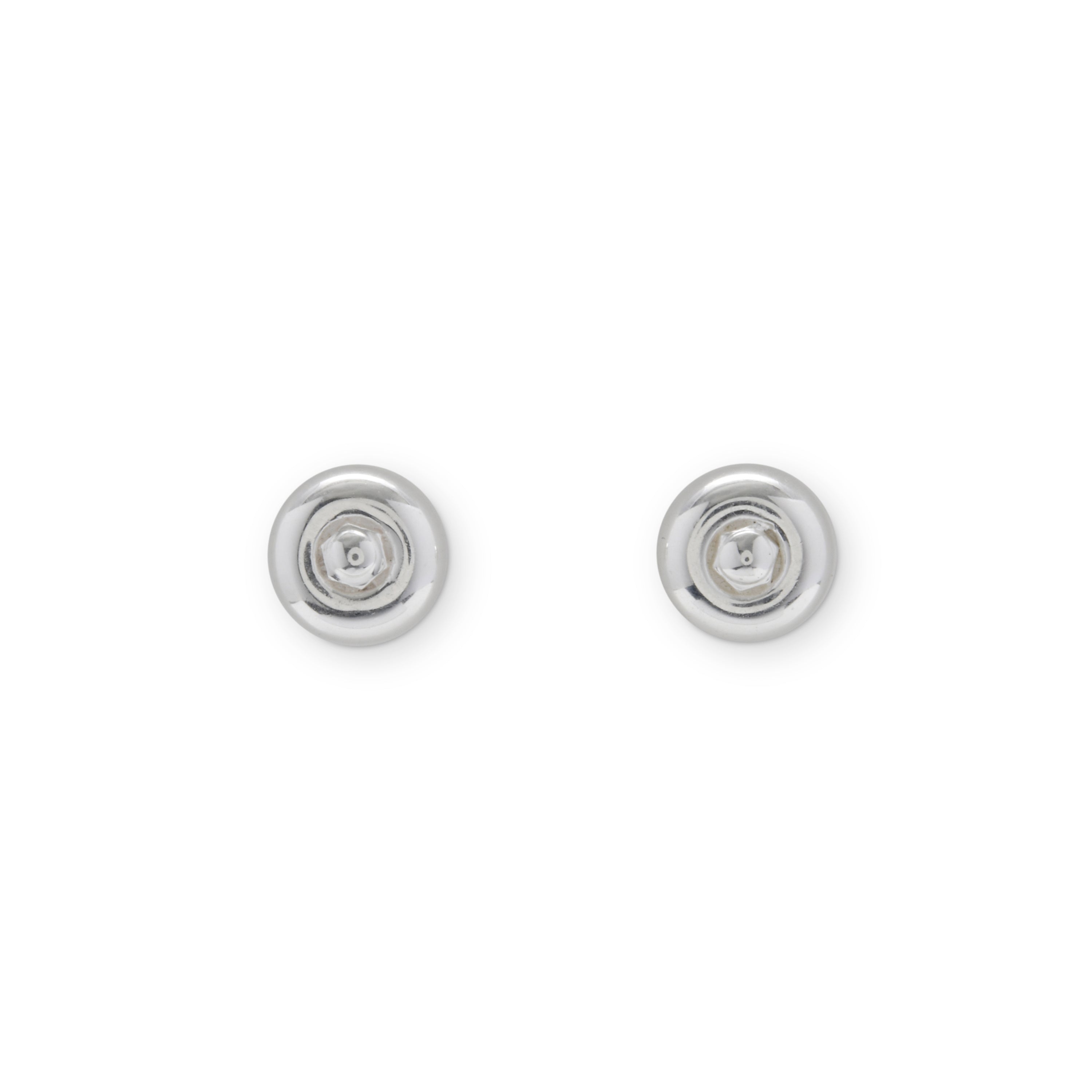 SKATE WHEEL STUDS - Sterling Silver Earring Studs