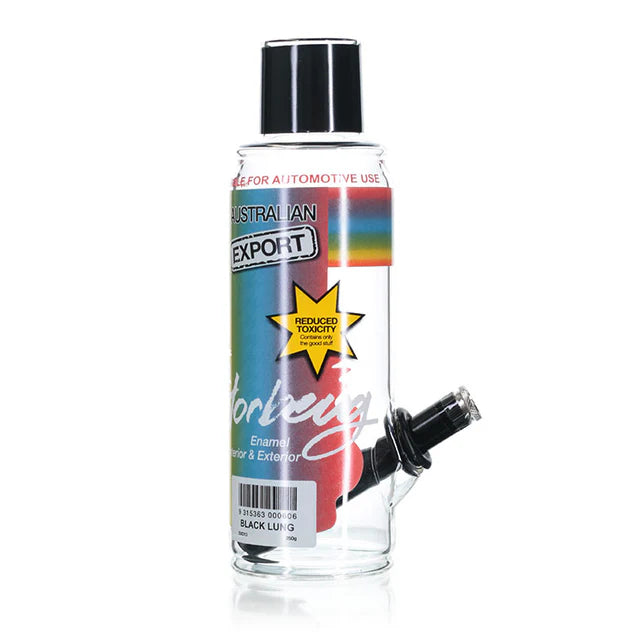 Spraypaint Glass Bong 22cm