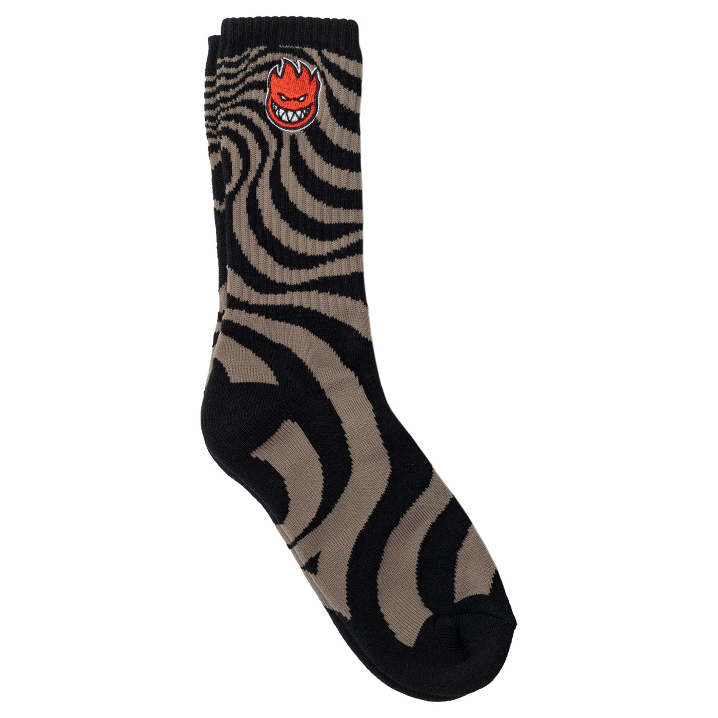 Big Head Socks - Tan/Black