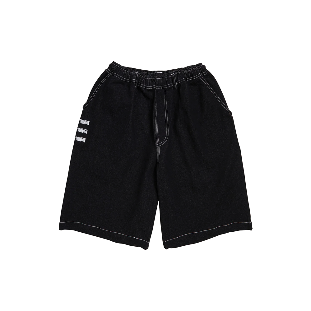 TVS BAGGY OG SHORT - BLACK DENIM