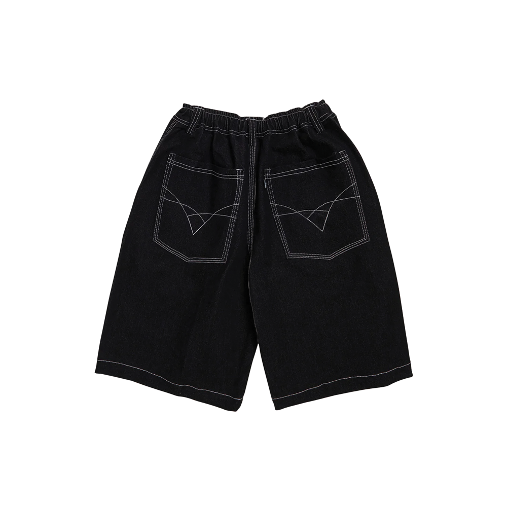 TVS BAGGY OG SHORT - BLACK DENIM