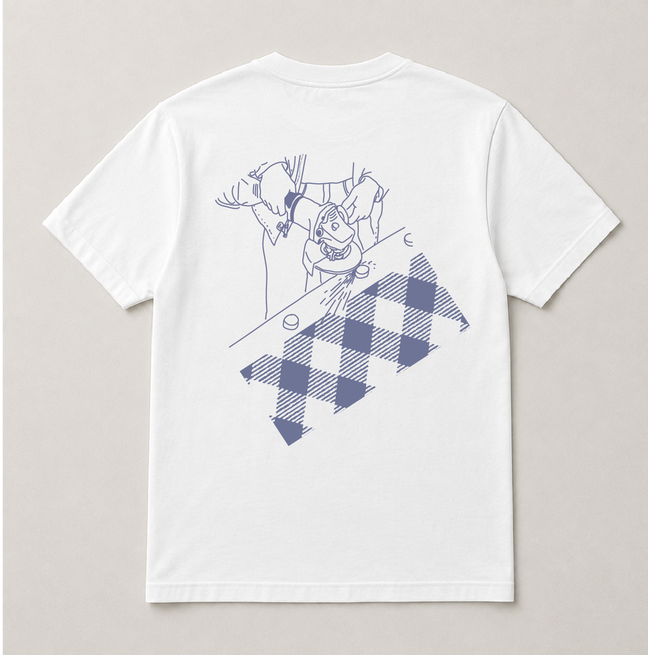 Plaid Eik Logo Tee