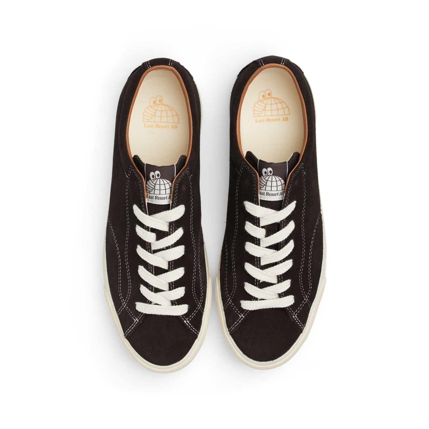 VM003 - Suede - Coffee/White