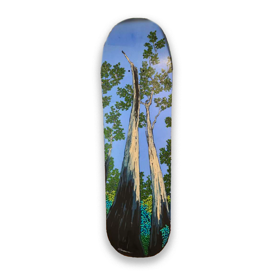 WAY - Hand Acrylic Painted Deck