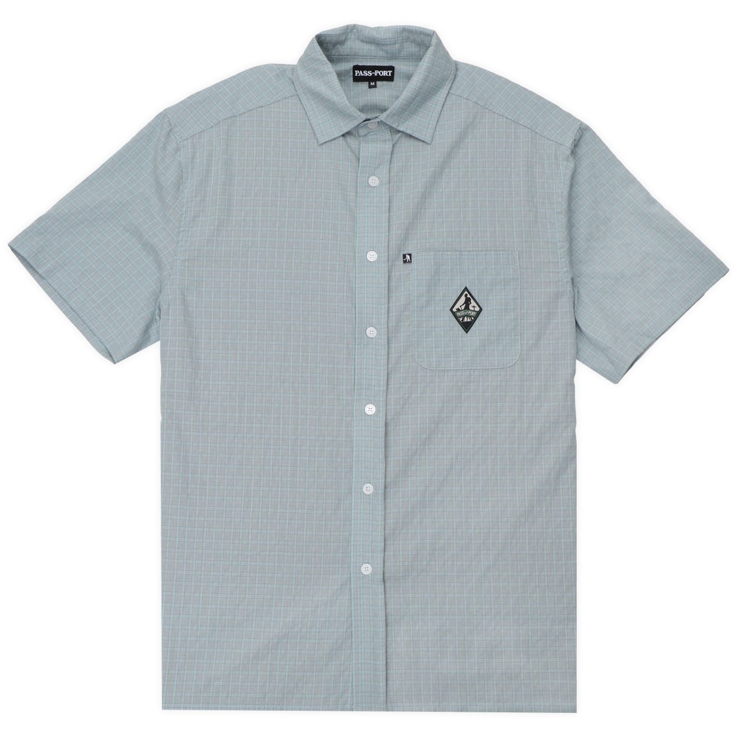 Wanderer Workers Check Shirt Short-sleeve (Ice)