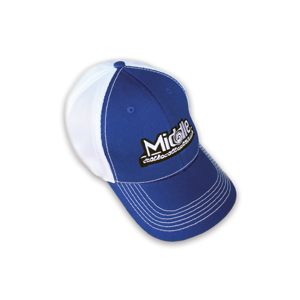 Wonky Piano Trucker Cap - Royal Blue