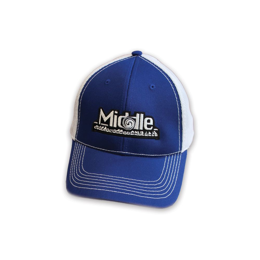 Wonky Piano Trucker Cap - Royal Blue