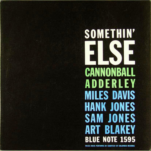 Somethin' Else - (Blue Note) - Preloved Vinyl