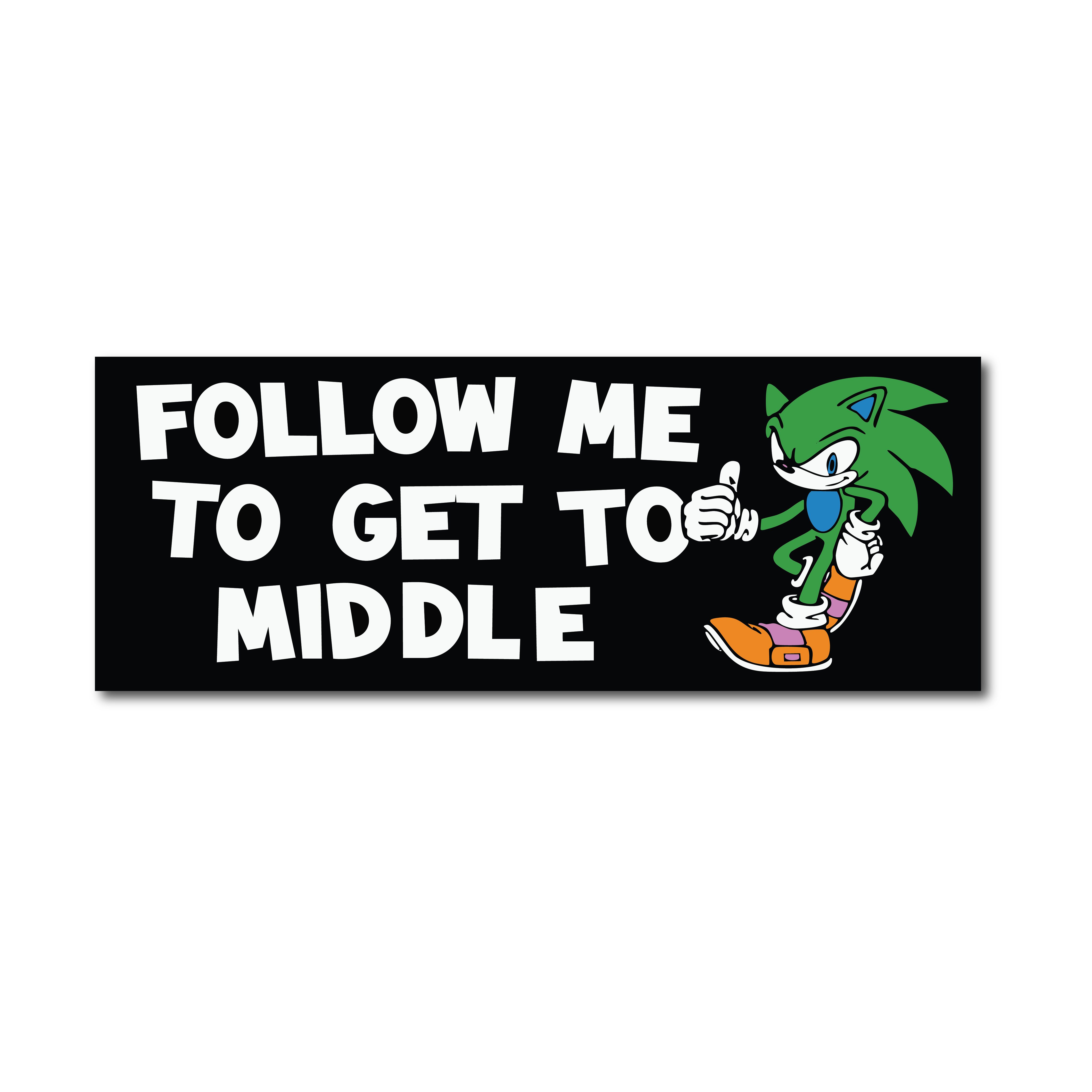 Sonic Bumper Sticker