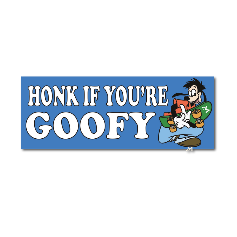 Goofy Bumper Sticker