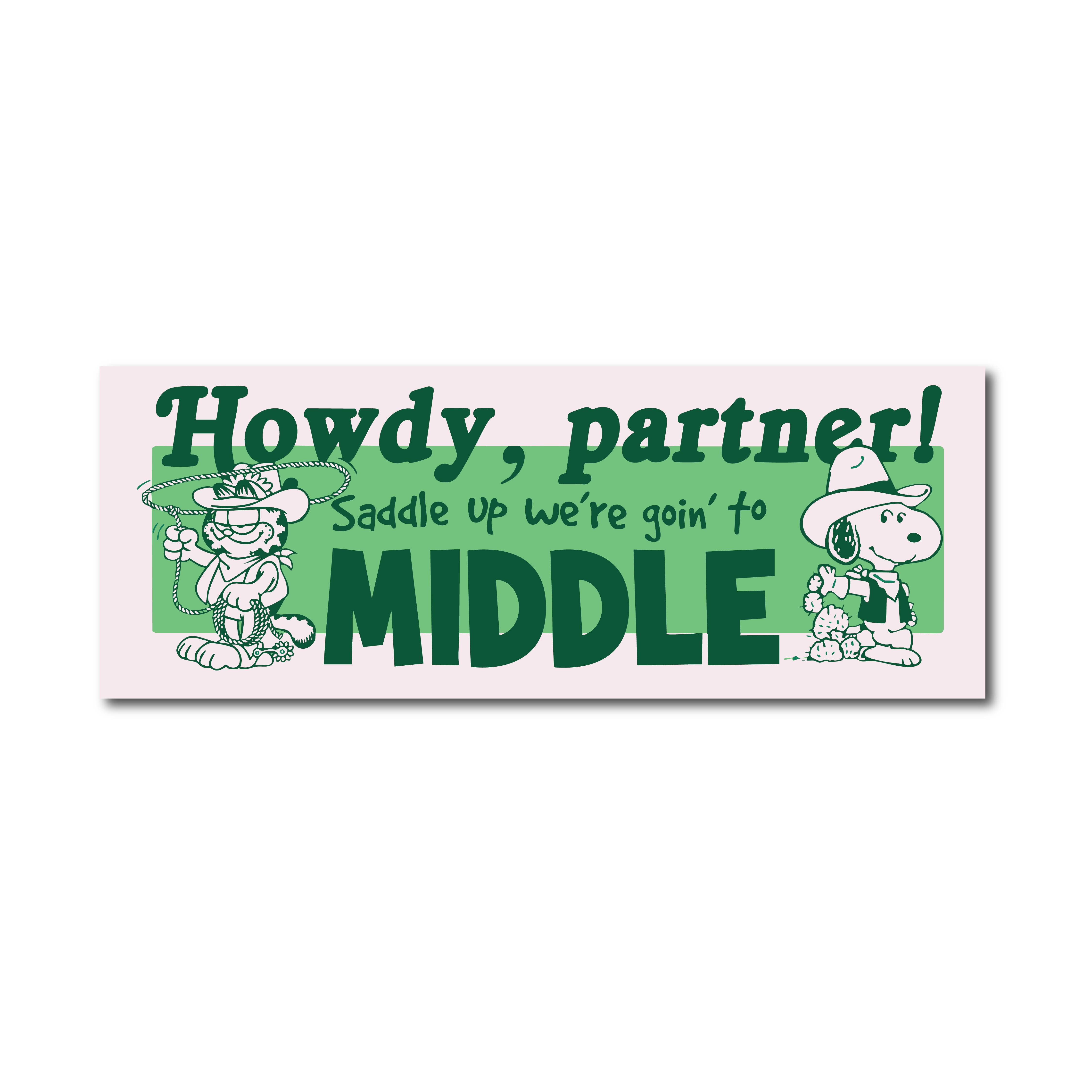 Howdy Partner Bumper Sticker