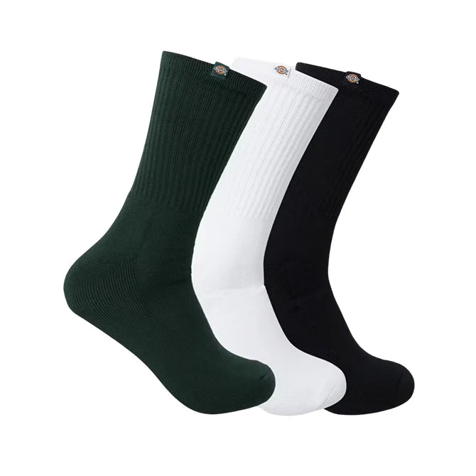 Classic Label Socks – 3 Pack – Spruce/White/Black