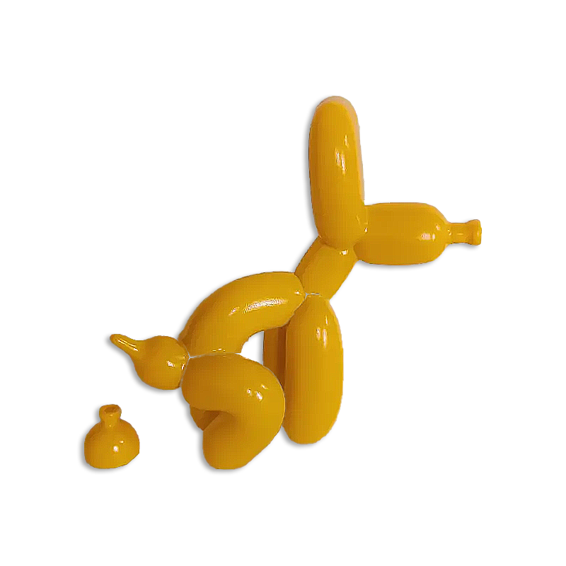 Resin Balloon Dog Sculpture