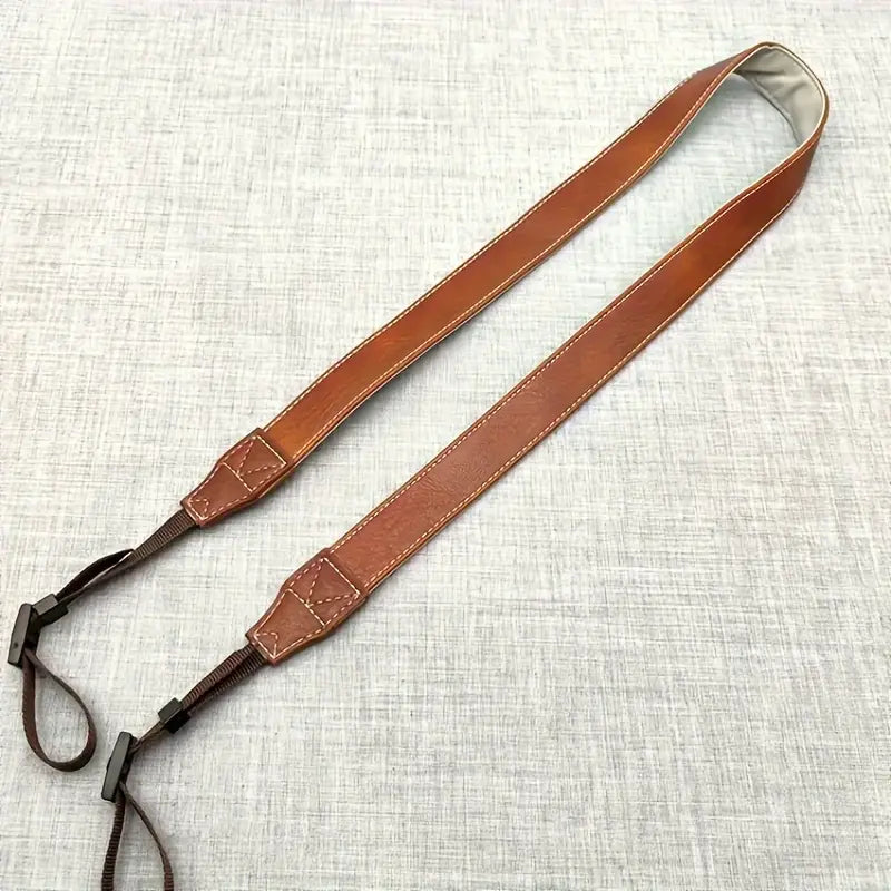 Thin Leather Adjustable Camera Strap