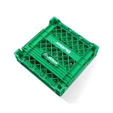 Green Collapsable Crate