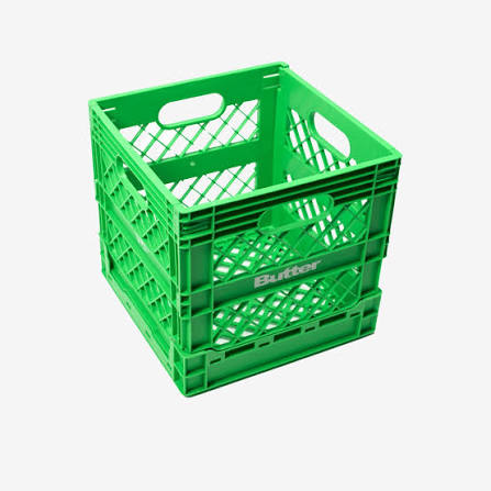 Green Collapsable Crate
