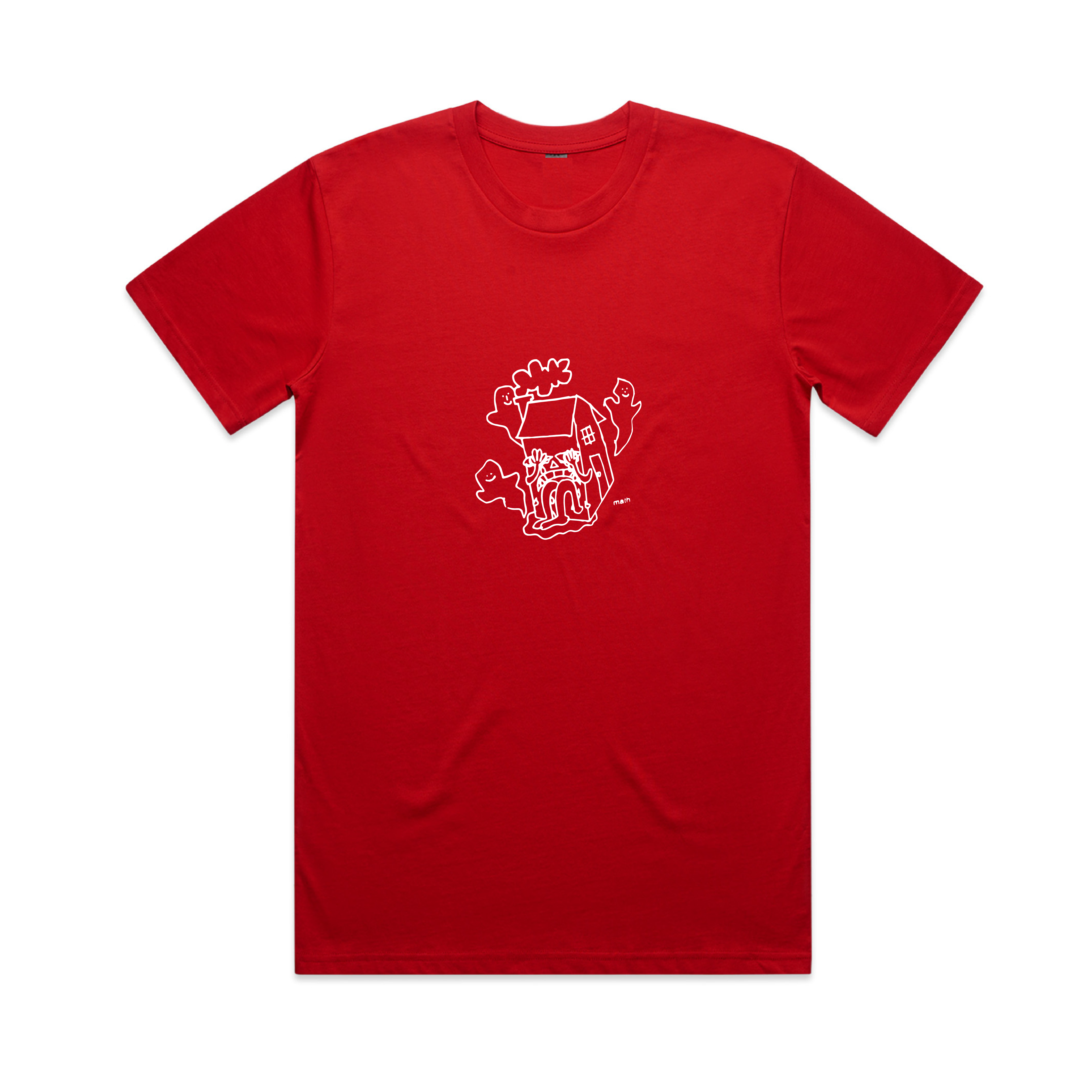 Math Graphic tee - Red