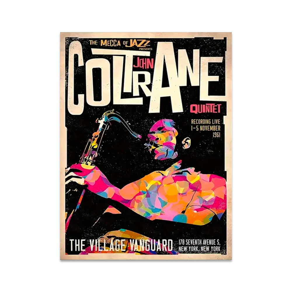 John Coltrane Canvas Poster Print