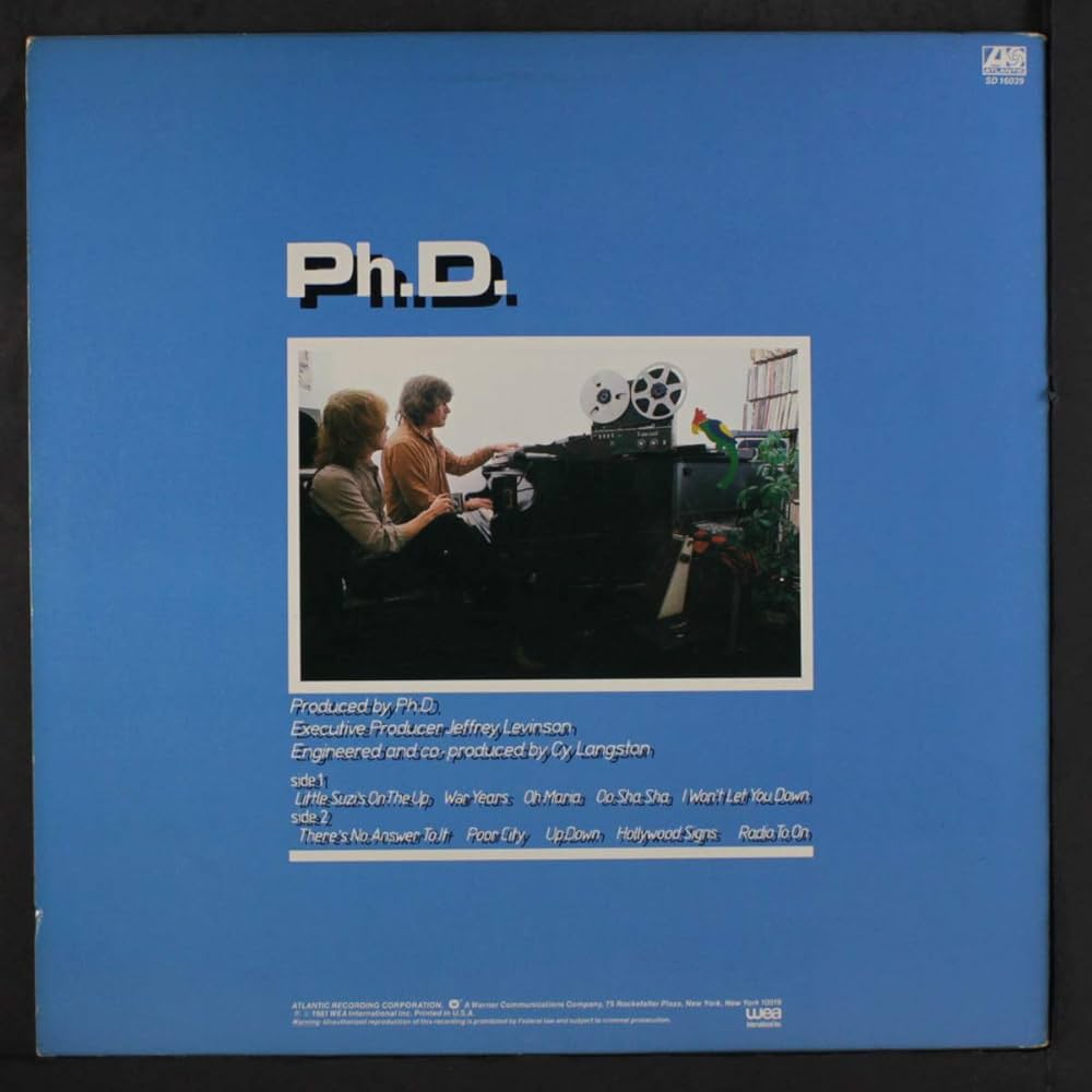 Ph.D - Ph.D 12" Vinyl LP