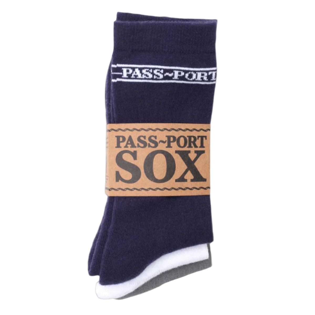 Hi Sox 3 Pack - Navy/White/Grey