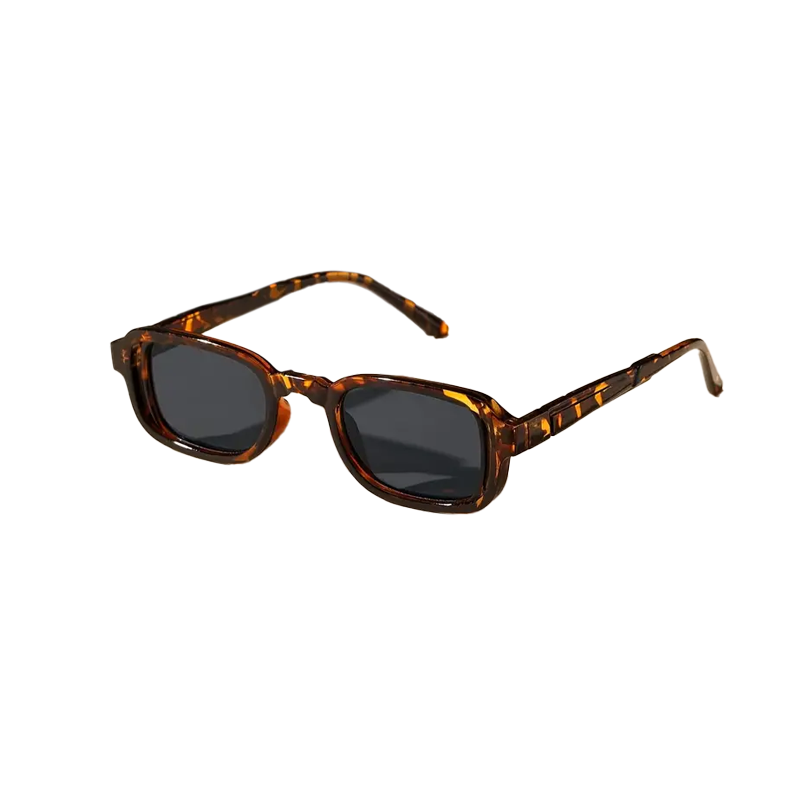 Rectangle Tortoiseshell / Black Sunglasses