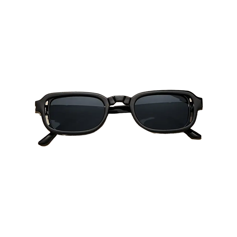 Rectangle Tortoiseshell / Black Sunglasses