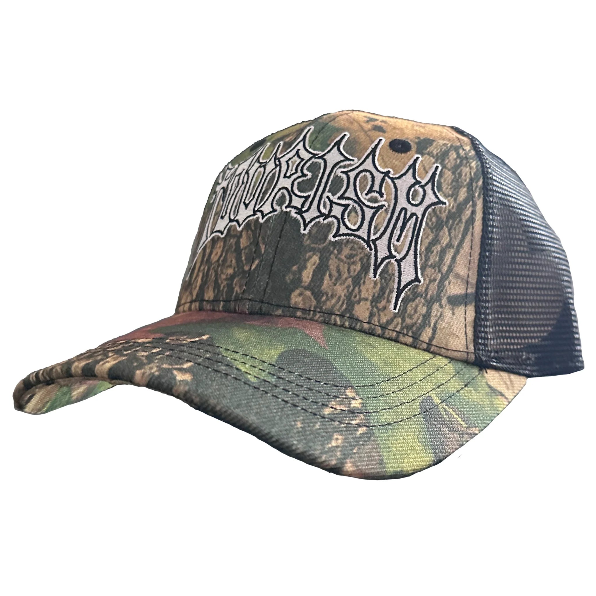 Blackletter Trucker Cap - Real Tree Camo